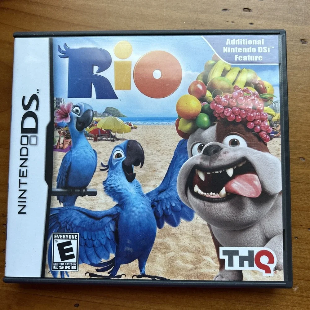 Nintendo DS Game RIO Tested, Original Case, Manual Included Video Game Movie Rio